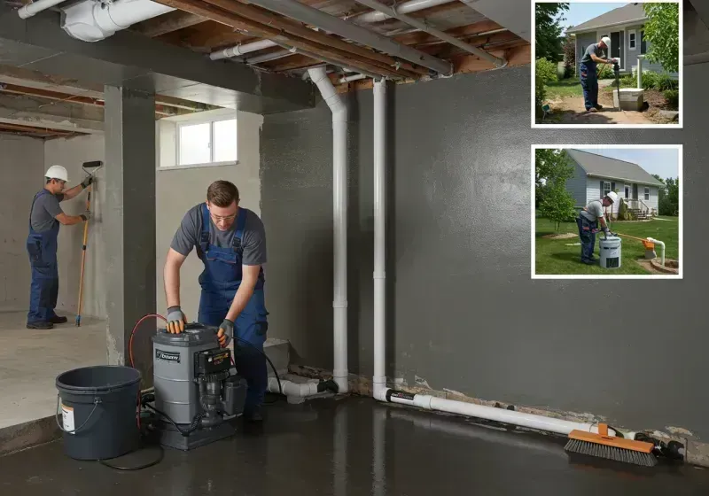 Basement Waterproofing and Flood Prevention process in East Dundee, IL